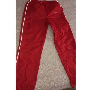 - Adidas Red Vintage Windbreaker Pants! ❤️❤️